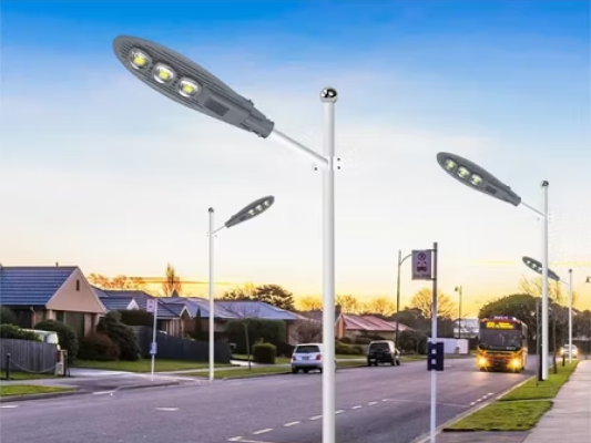 DEN LED NGOAI TROI 150W Model RLST 150W Anh boi canh 21